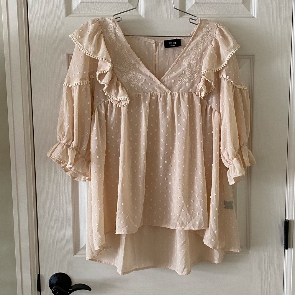 Making Me Blush Blouse